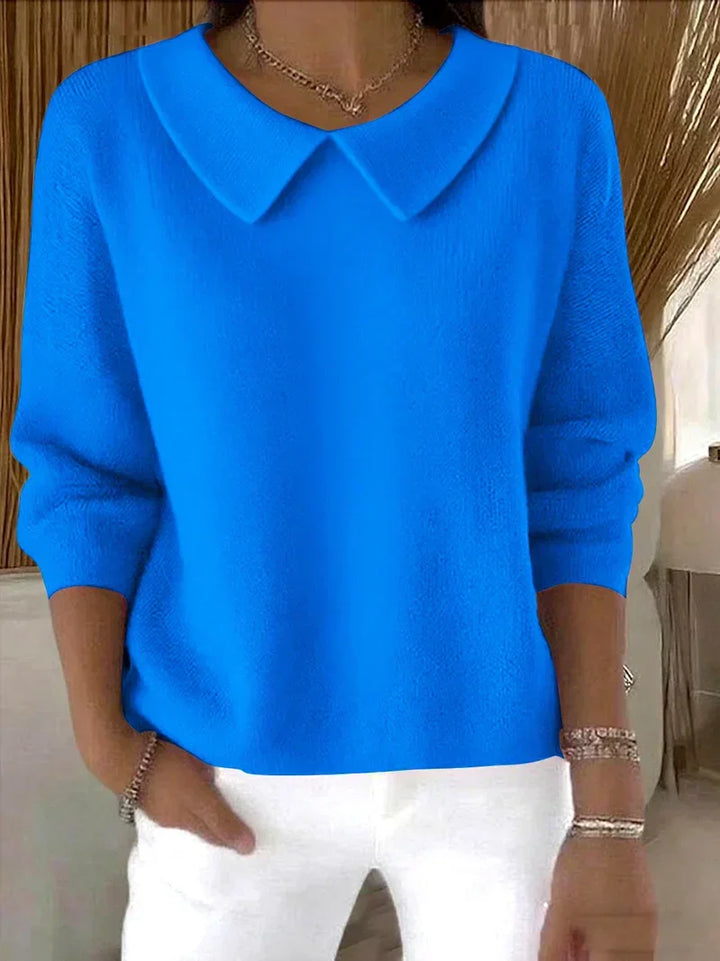 Lysandra | Women's Collared Long Sleeve Sweater