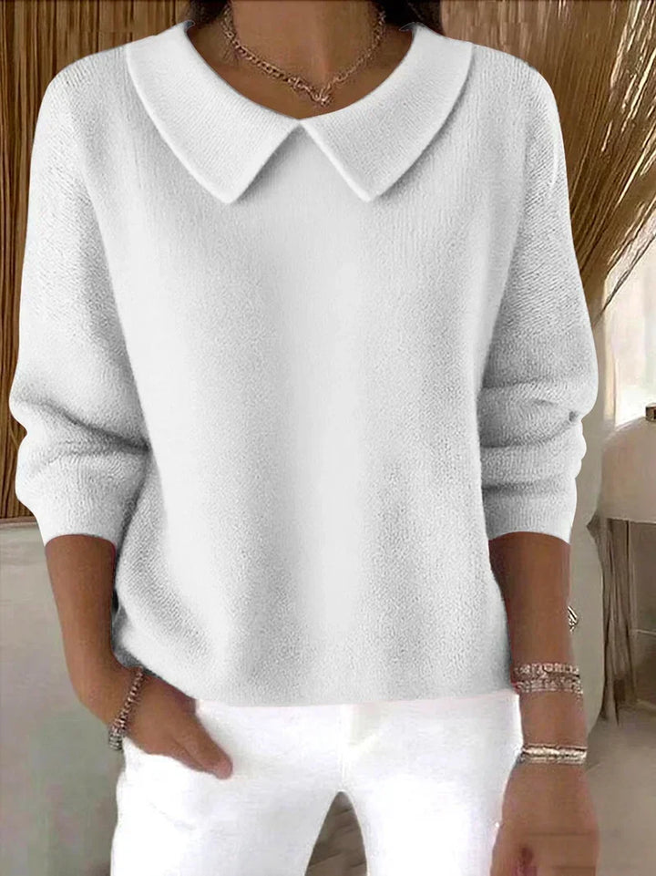 Lysandra | Women's Collared Long Sleeve Sweater
