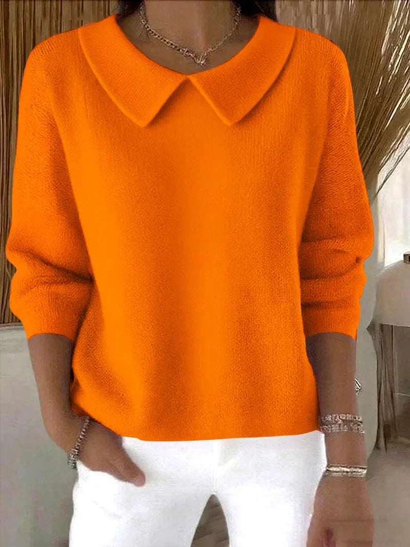Lysandra | Women's Collared Long Sleeve Sweater