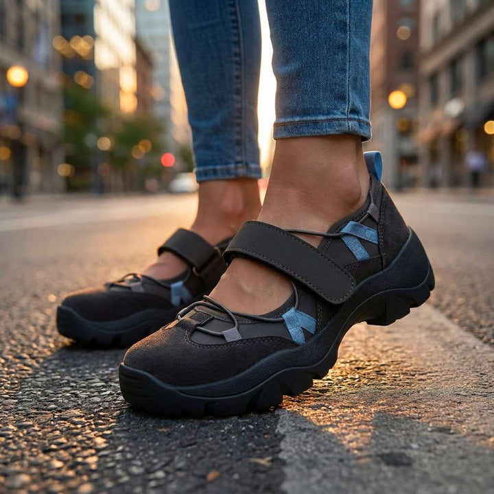Velina | Comfort Loafer with Velcro Closure