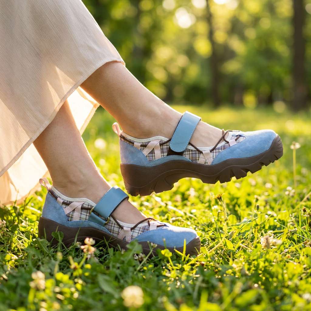 Velina | Comfort Loafer with Velcro Closure