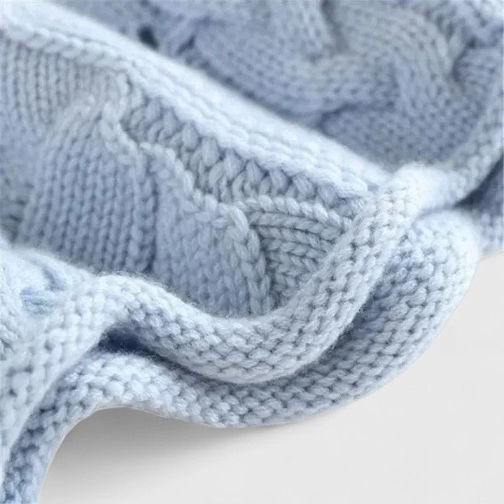 Nerida | Women's Cable Knit Mock Neck Jumper