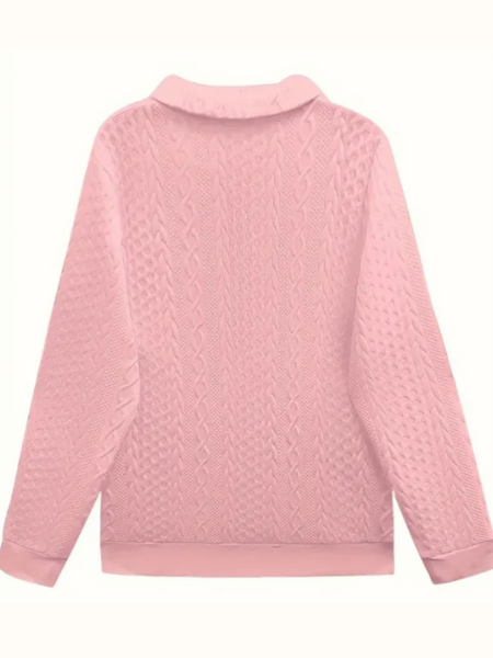Raina | Women's Cable Knit Zip Up Sweater