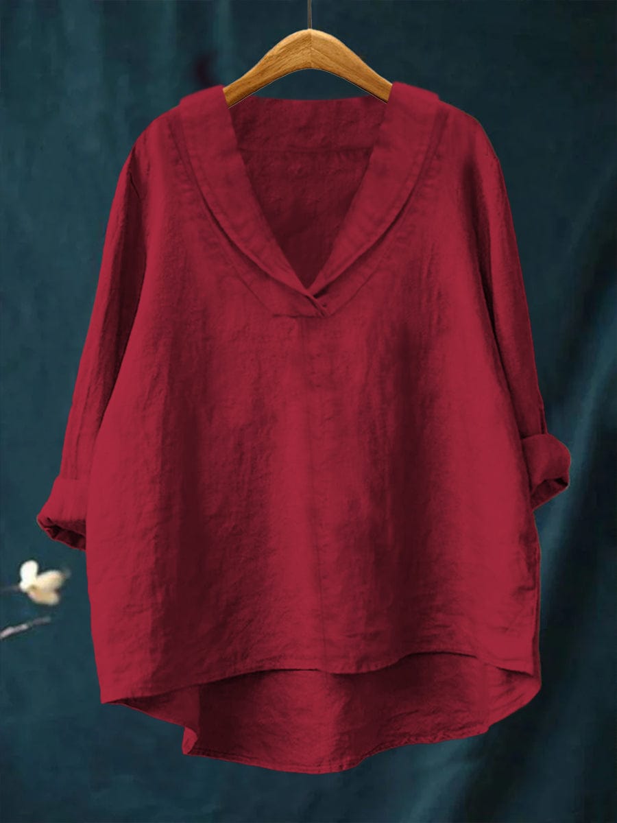 Theresa | Relaxed V-Neck Blouse
