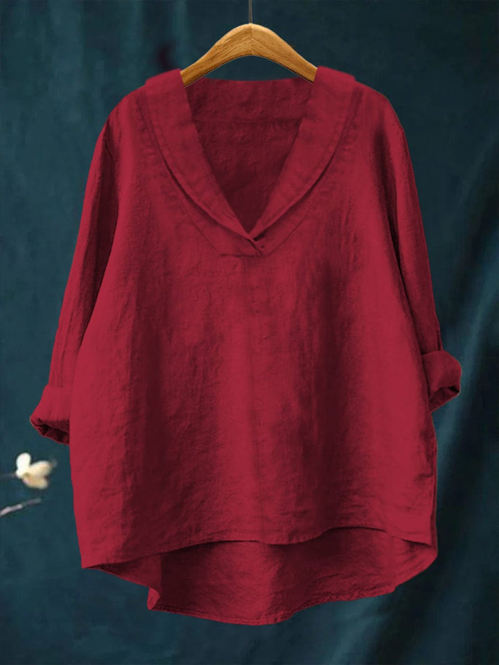 Theresa | Relaxed V-Neck Blouse