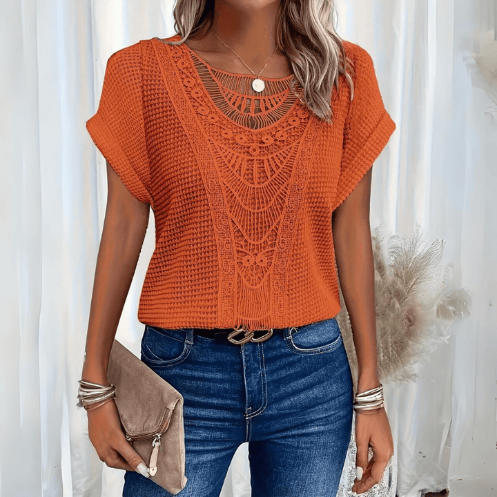 Clara – Crocheted Bohemian Top