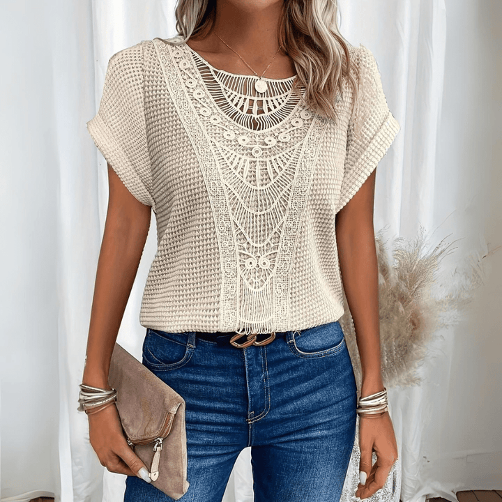 Clara – Crocheted Bohemian Top
