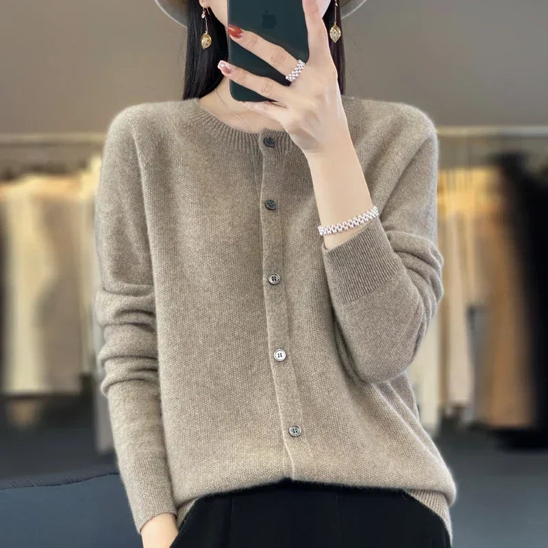 Temperance | Women's Long Sleeve Button Front Cardigan