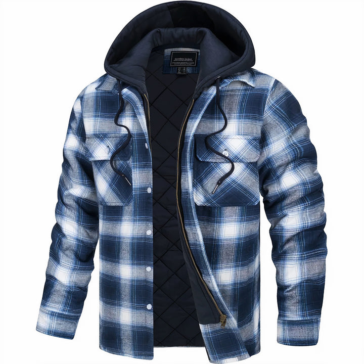Laluna® | Geruite jas met rits