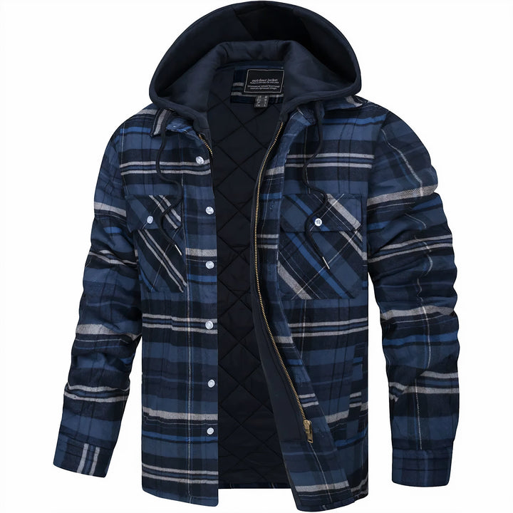 Laluna® | Geruite jas met rits