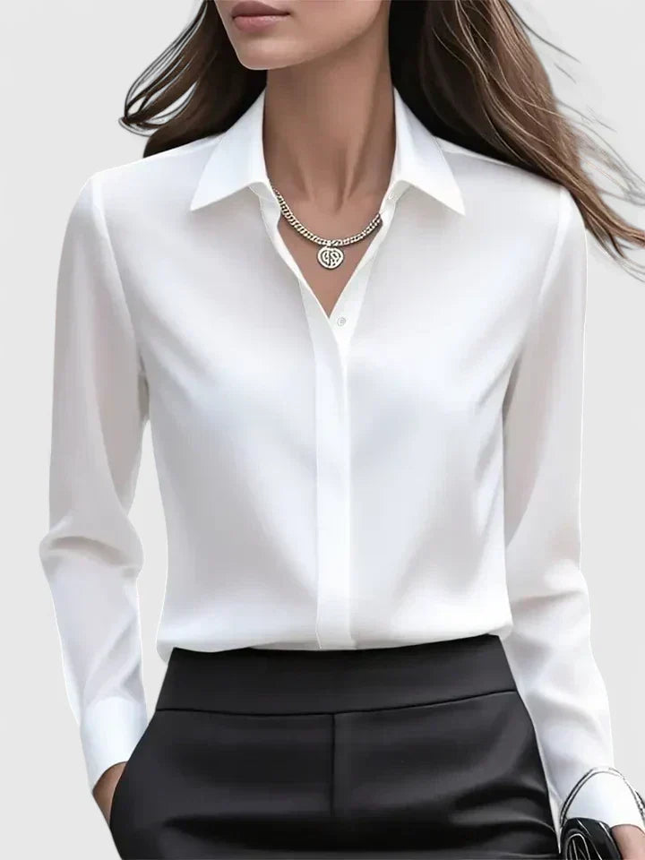 Winifred | Women's Collared Long Sleeve Shirt
