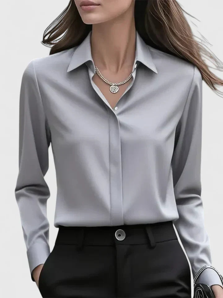 Winifred | Women's Collared Long Sleeve Shirt